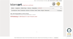 Desktop Screenshot of lebensart-berlin.de